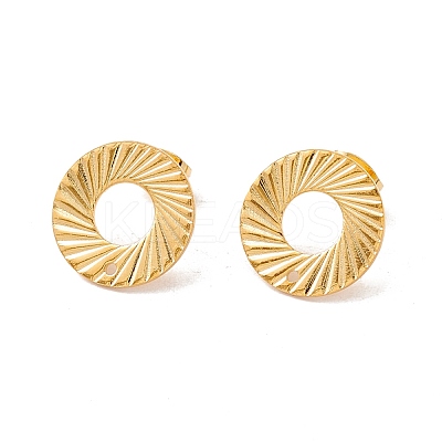 201 Stainless Steel Stud Earring Findings STAS-G266-07G-1