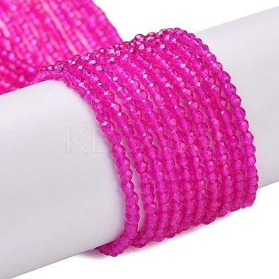 Transparent Glass Beads Strands GLAA-H021-04-23-1