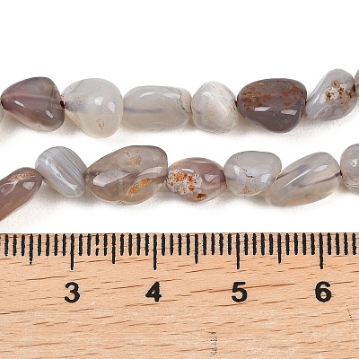 Natural Botswana Agate Nuggets Beads Strands G-B170-A01-1