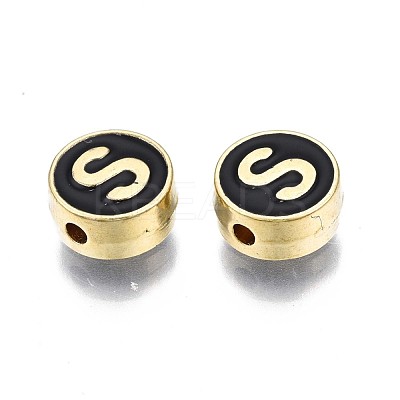 Alloy Enamel Beads ENAM-N052-006-02S-RS-1