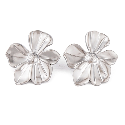 Non-Tarnish 304 Stainless Steel Stud Earrings for Women EJEW-A049-10P-1