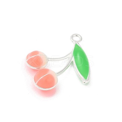 Alloy Enamel Pendants PALLOY-R151-43P-03-1