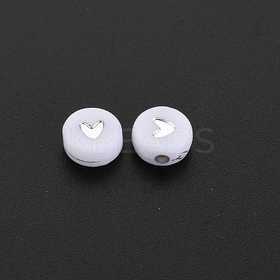 Plating Acrylic Beads PACR-R242-02-1