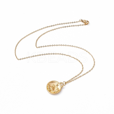 Ion Plating(IP) 304 Stainless Steel Pendant Necklace for Men Women STAS-H169-01E-1