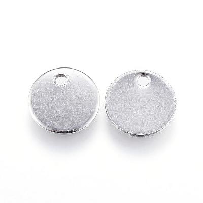 Tarnish Resistant 304 Stainless Steel Charms STAS-G124-27P-6mm-1