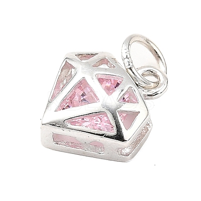 S925 Sterling Silver with Cubic Zirconia Charms LS-STER-Q006-05B-S-1