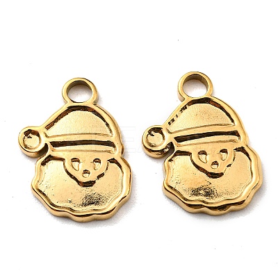 Ion Plating(IP) 304 Stainless Steel Charms STAS-Q248-13G-1