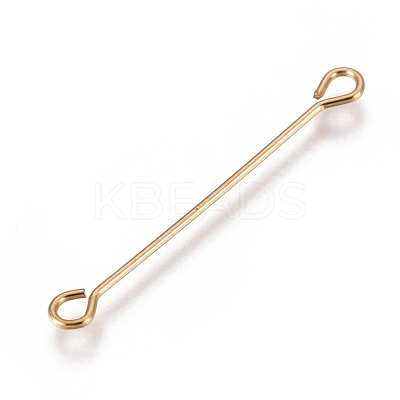 Ion Plating(IP) 304 Stainless Steel Eye Pins STAS-L247-007C-G-1