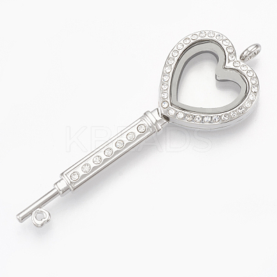 Alloy Magnetic Locket Big Pendants PALLOY-T052-05P-1