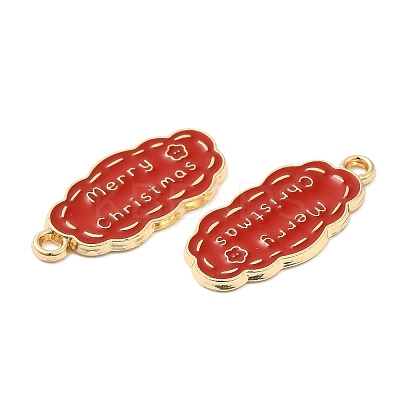 Christmas Alloy Enamel Pendants FIND-C037-02B-G-1