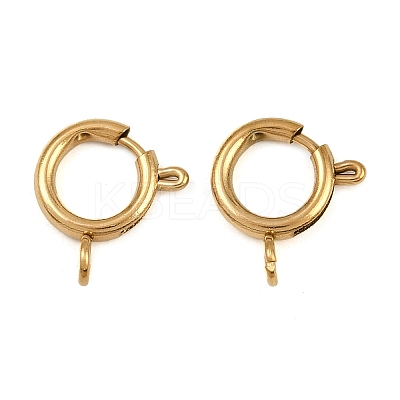 304 Stainless Steel Spring Ring Clasps STAS-B095-05E-G-1