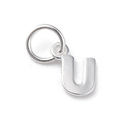 925 Sterling Silver Letter Charms LS-STER-C012-01S-U-1