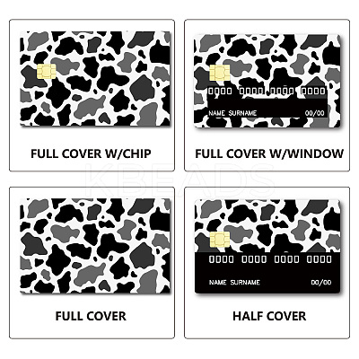 Rectangle PVC Plastic Waterproof Card Stickers DIY-WH0432-368-1