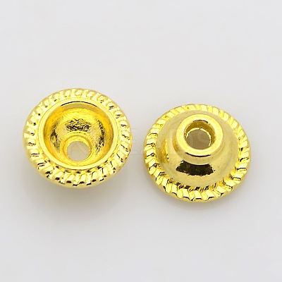 Tibetan Style Alloy Bead Caps LS-K0904011-1