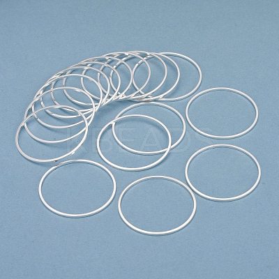 Brass Linking Rings KK-Y003-03J-S-1