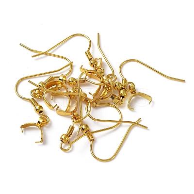 304 Stainless Steel Earring Hooks X-STAS-WH0035-14G-1