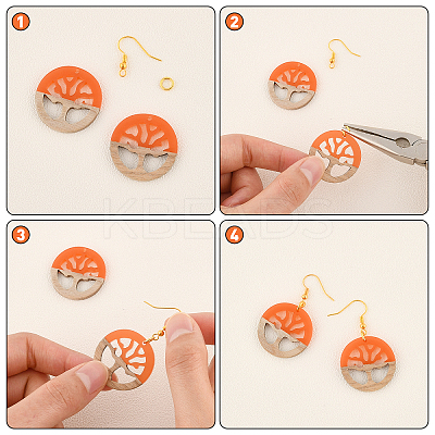 DIY Dangle Earring Making Kits DIY-OC0005-12-1