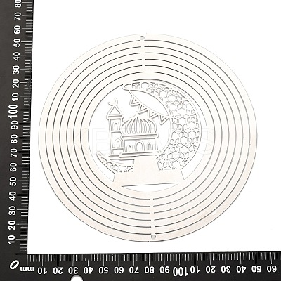 201 Stainless Steel Connector Charms/Links STAS-D386-05G-P-1