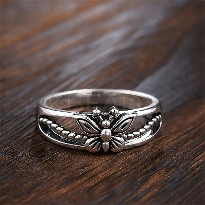 Butterfly Hollow Out Alloy Finger Rings FS-WG9DE85-04-1