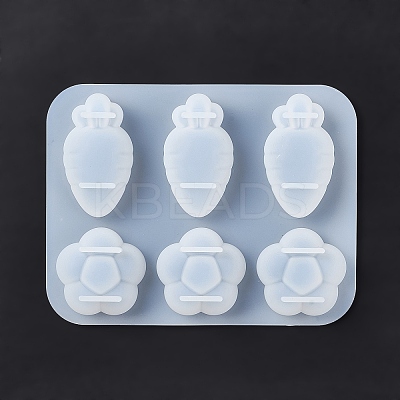 DIY Radish & Flower Ornament Silicone Molds LS-DIY-E055-29-1