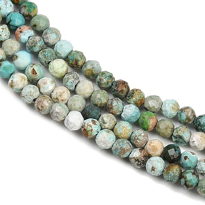 Natural HuBei Turquoise Beads Strands LS-G-L628-B02-3mm-01-1
