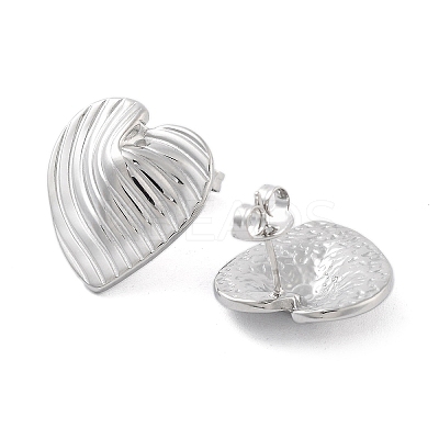 Non-Tarnish 304 Stainless Steel Stud Earrings EJEW-P258-23P-1