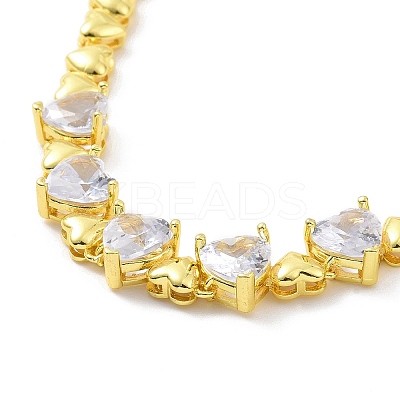Micro Pave Cubic Zirconia Bib Necklaces NJEW-F301-01G-1