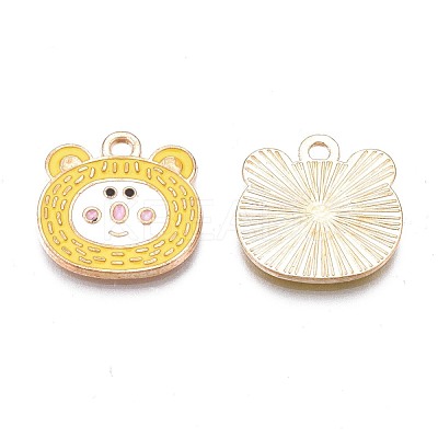 Alloy Enamel Pendants ENAM-N054-74E-1
