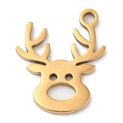 Christmas 201 Stainless Steel Pendants STAS-D053-07G-1