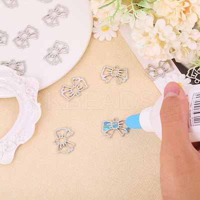 30Pcs Zinc Alloy Open Back Bezel Pendant FIND-CA0009-60-1