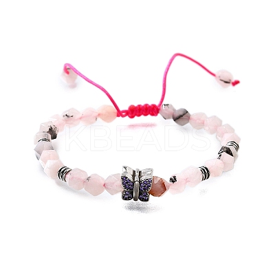 Brass Beaded Bracelets BJEW-Z094-03B-1