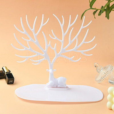 Deer Tree Acrylic Earring Display Tray Ornament EDIS-N010-04-1