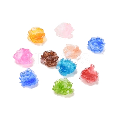 Luminous Translucent Resin Decoden Cabochons RESI-K036-03A-1