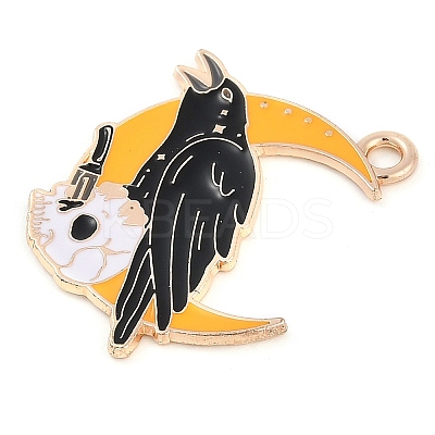Alloy Pendants ENAM-R004-03KCG-04-1