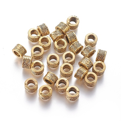 Tibetan Style Alloy European Beads LS-LF8485Y-AG-1