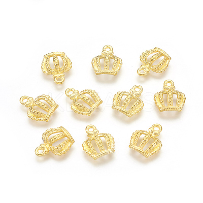 Tibetan Style Alloy Crown Charms EBB054Y-G-1