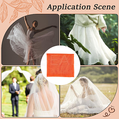 Polyester Mesh Fabric DIY-WH20009-40S-1