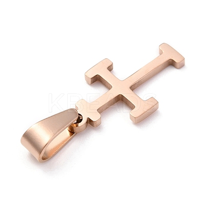304 Stainless Steel Pendants STAS-P253-01RG-1