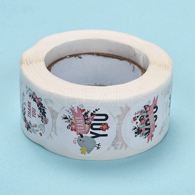 1 Inch Thank You Roll Stickers DIY-E023-07C-1