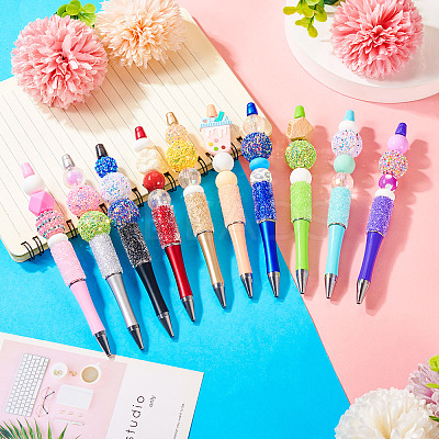 Plastic Beadable Pens BT-TAC0003-08L-1