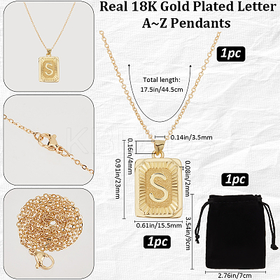 1Pc Brass Pendants NJEW-BBC0001-18S-1