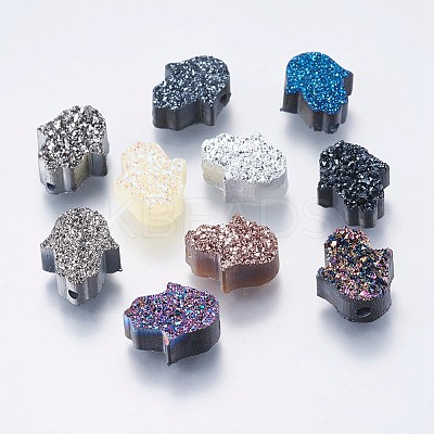 Imitation Gemstone Resin Beads RESI-P010-A-1