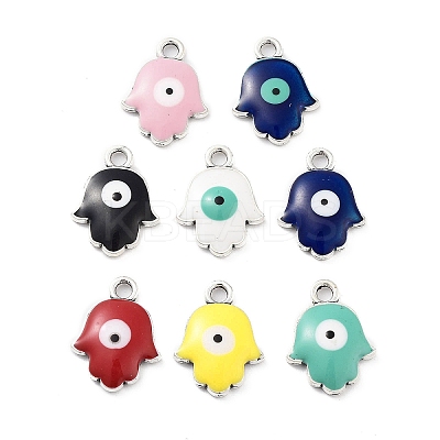 Alloy Enamel Pendants FIND-C050-04AS-1