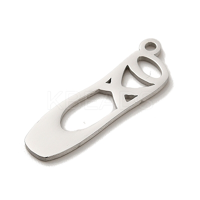Non-Tarnish 304 Stainless Steel Pendants STAS-O005-16P-1