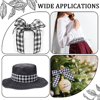 Imitation Burlap Ribbon DIY-WH20048-067B-1