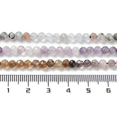Natural & Synthetic Mixed Gemstone Beads Strands G-D080-A01-01-1