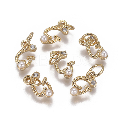 Brass Charms KK-L179-08G-G-1