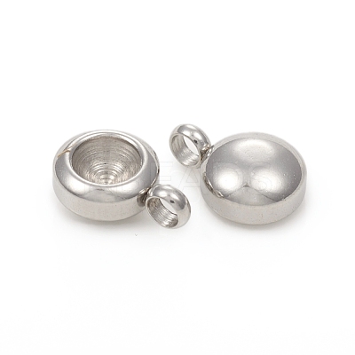 Tarnish Resistant 201 Stainless Steel Pendant Rhinestone Settings X-STAS-G224-27P-1