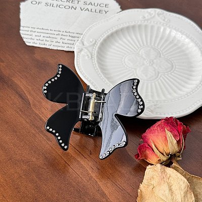 Cellulose Acetate & Iron Claw Hair Clips PW-WG9577C-01-1