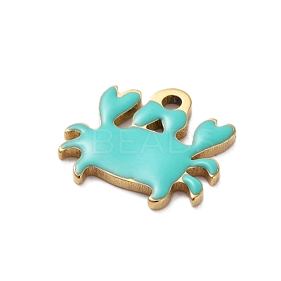 Ion Plating(IP) 201 Stainless Steel Charms STAS-A101-01A-04G-1
